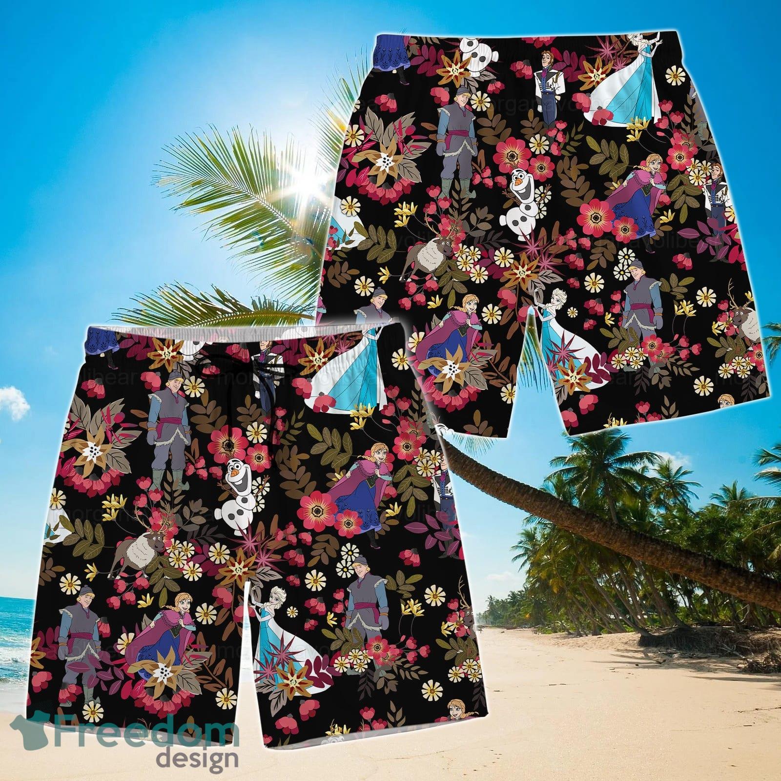 Frozen Hawaiian Shirt And Short For Men And Women Product Photo 3 Frozen Hawaiian Shirt And Short For Men And Women Product Photo 3
