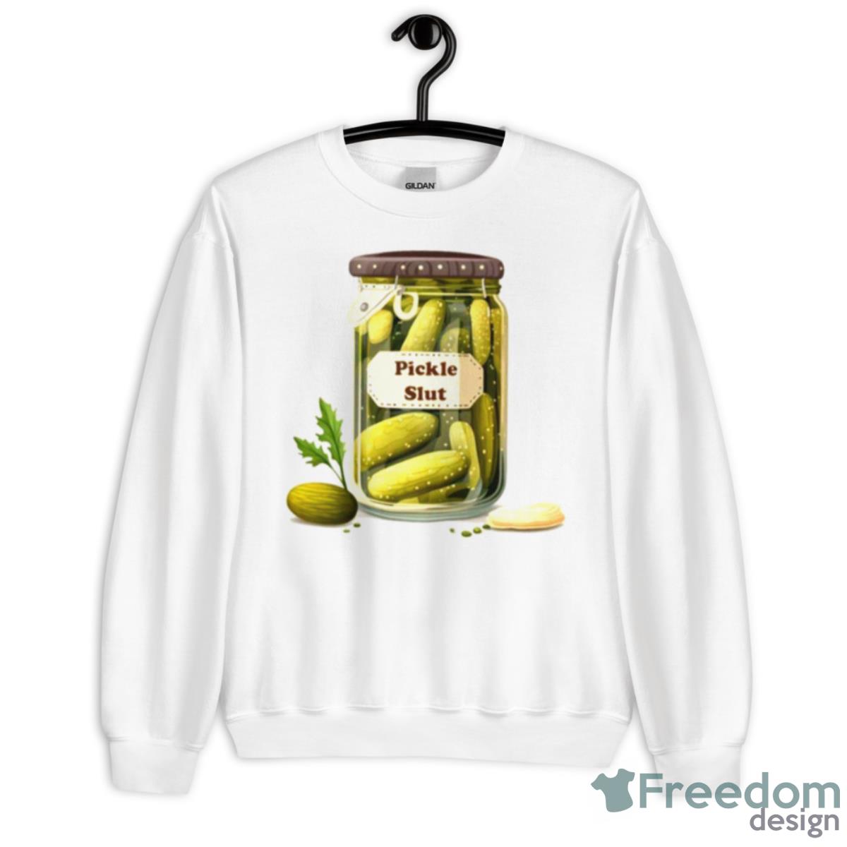 Funny Pickle Slut Shirt - Unisex Heavy Blend Crewneck Sweatshirt