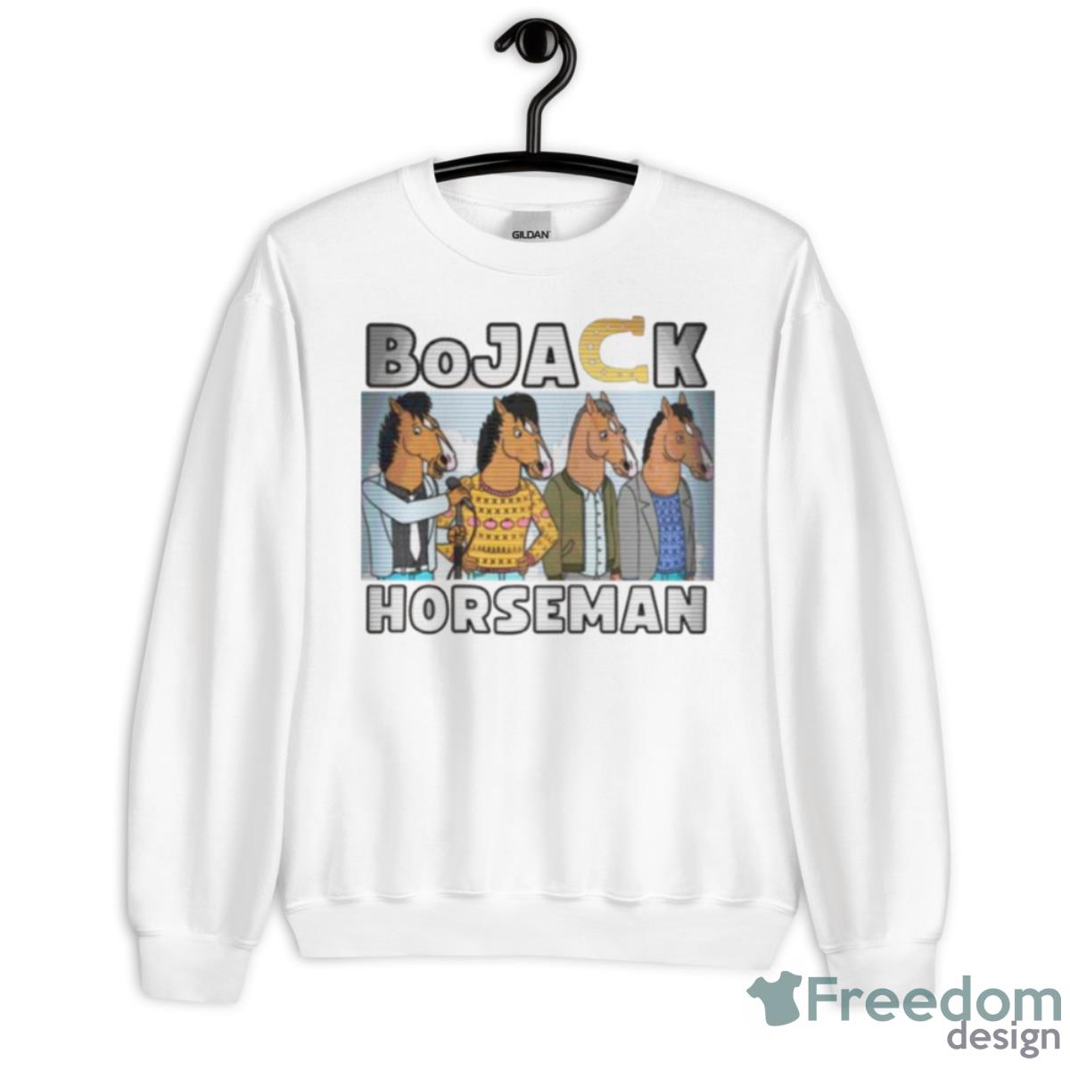 Funny Squad Mugshot Bojack Horseman Shirt - Unisex Heavy Blend Crewneck Sweatshirt