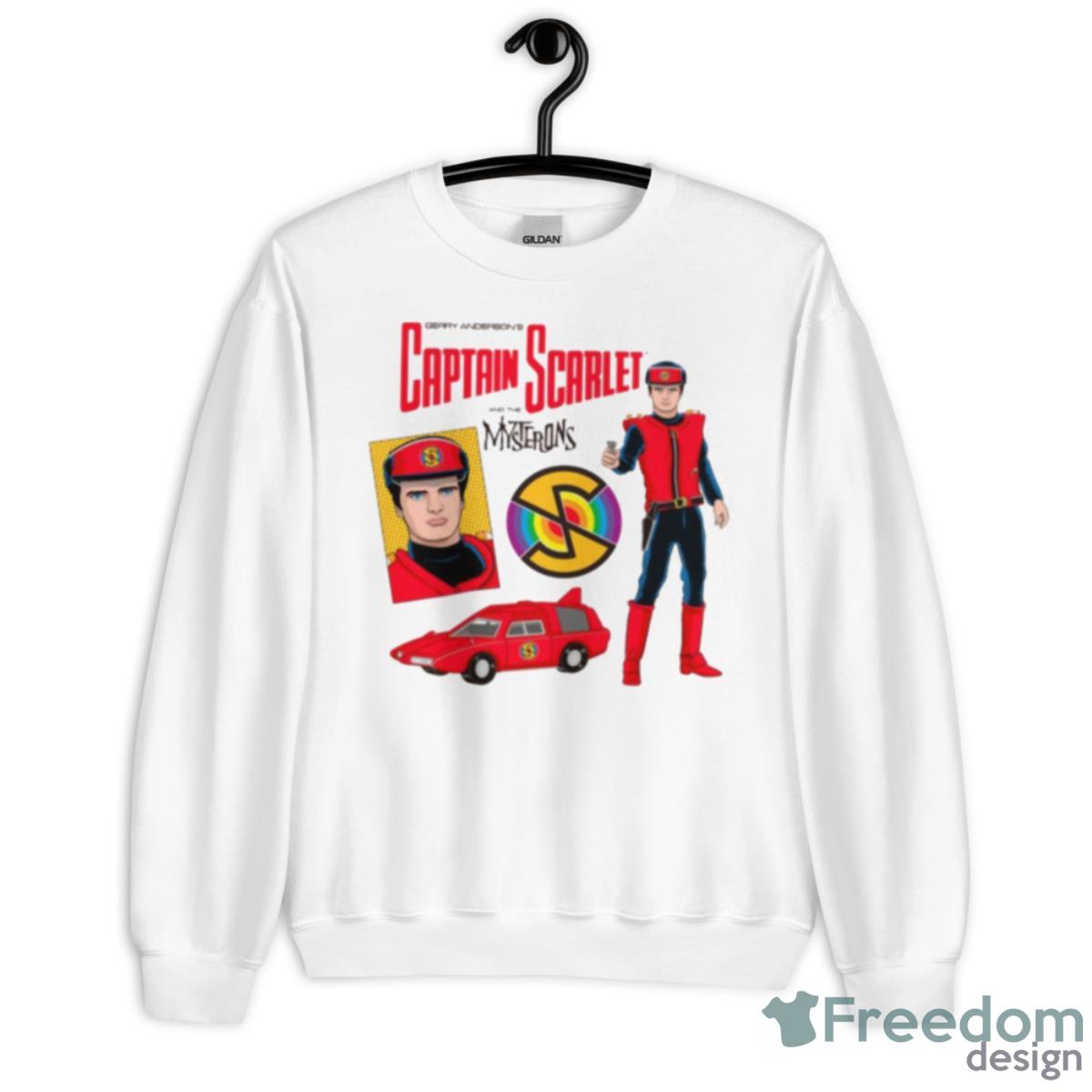 Gerry Anderson’s Captain Scarlet And The Mysterons Terrahawks Shirt - Unisex Heavy Blend Crewneck Sweatshirt