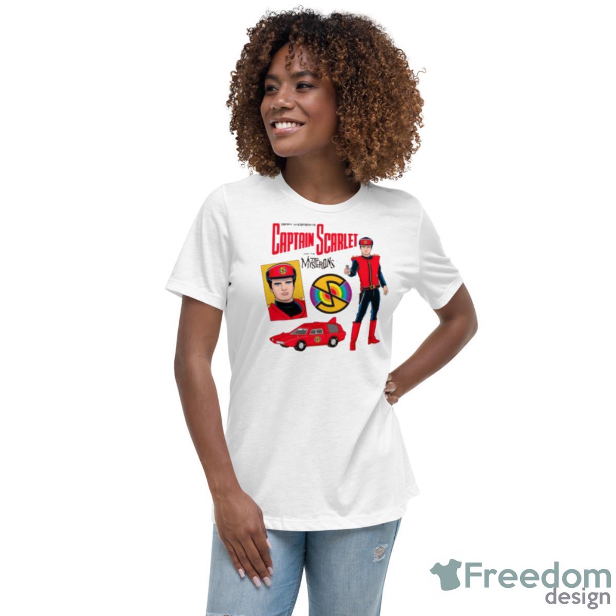 Gerry Anderson’s Captain Scarlet And The Mysterons Terrahawks Shirt - Womens Relaxed Short Sleeve Jersey Tee Gerry Anderson’s Captain Scarlet And The Mysterons Terrahawks Shirt - Womens Relaxed Short Sleeve Jersey Tee