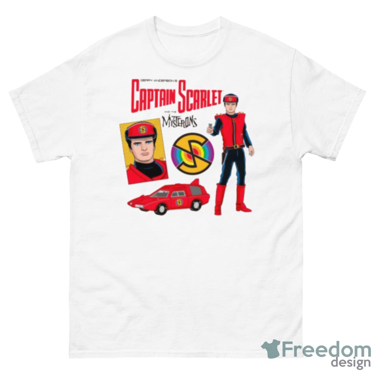 Gerry Anderson’s Captain Scarlet And The Mysterons Terrahawks Shirt - 500 Men’s Classic Tee Gildan