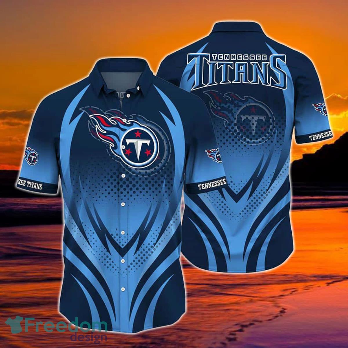 Get Your Beach Look On Point with Tennessee Titans NFL Hawaiian Shirts - Gift Ideas 2023 Product Photo 1