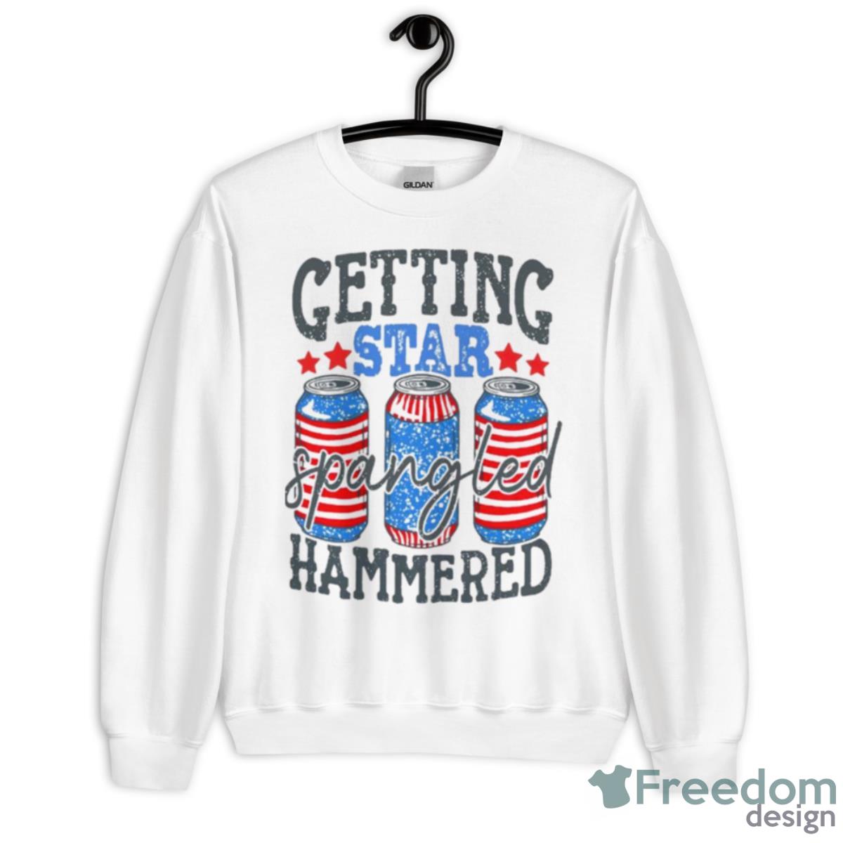 Getting Star Spangled Hammered Shirt - Unisex Heavy Blend Crewneck Sweatshirt