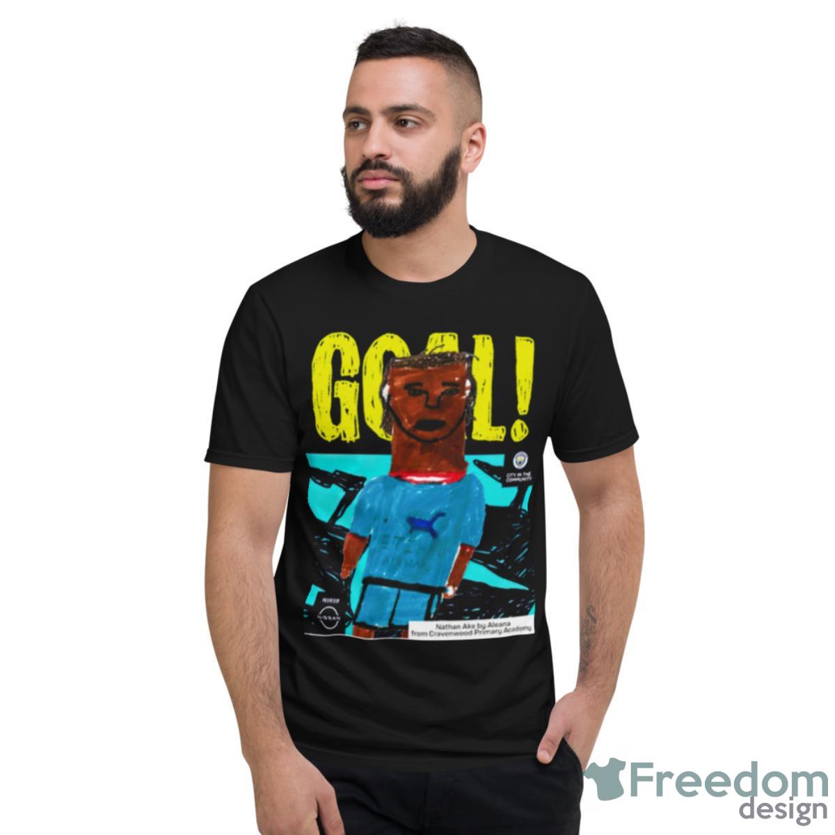 Goal Nathan Ake By Aleana From Cravenwood Primary Academy T Shirt - Short Sleeve T-Shirt