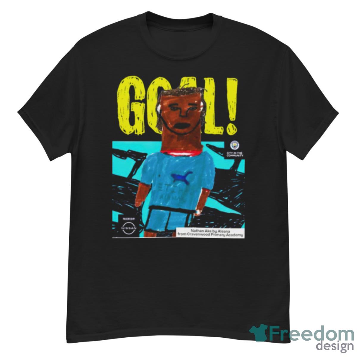 Goal Nathan Ake By Aleana From Cravenwood Primary Academy T Shirt - G500 Men’s Classic T-Shirt