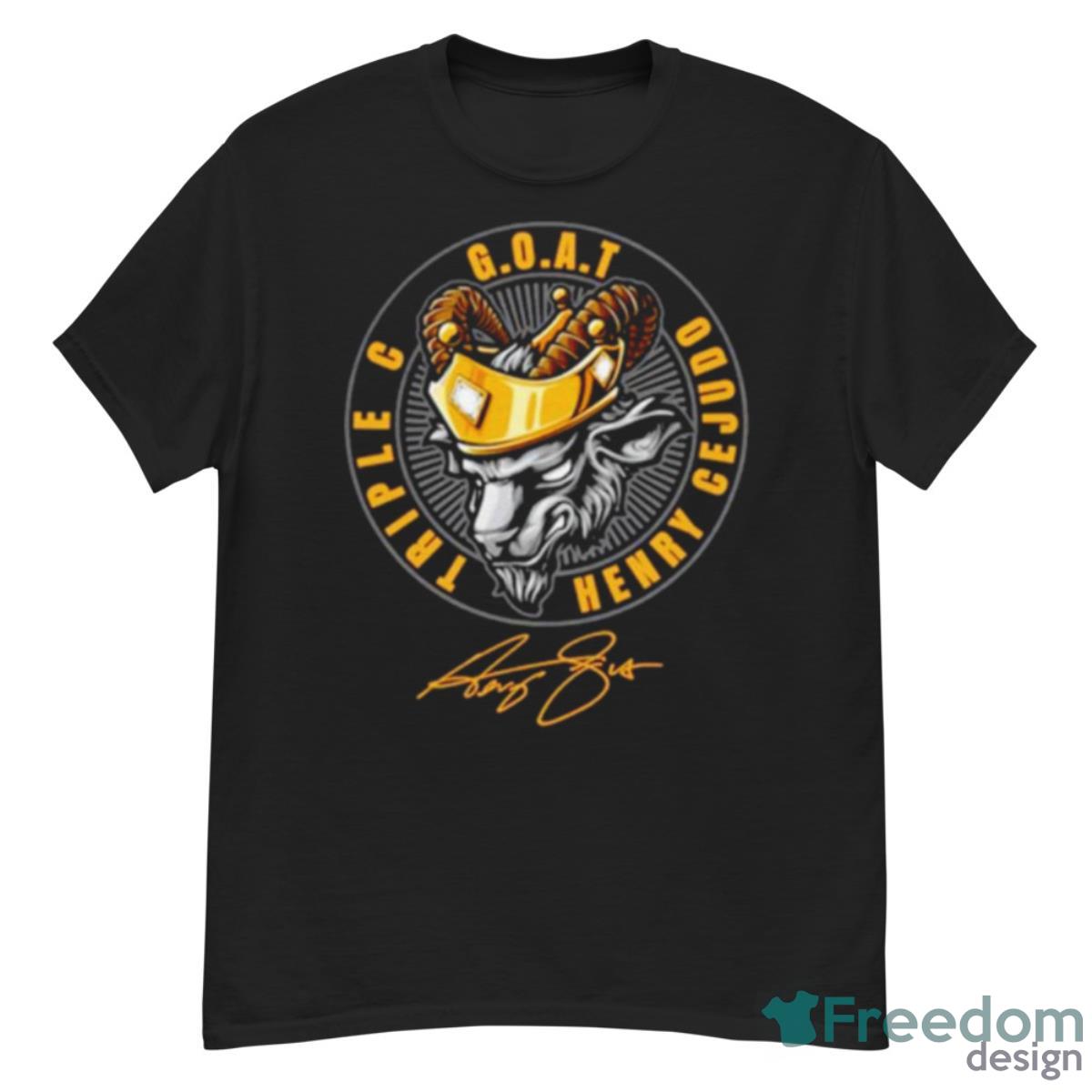 GOAT Triple C Henry Cejudo Signature Shirt - G500 Men’s Classic T-Shirt