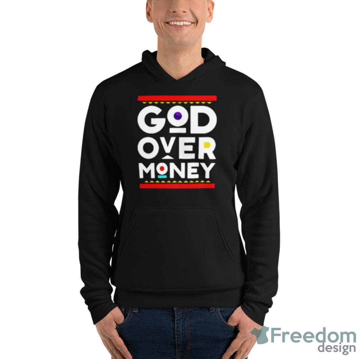 God Over Money Shirt image God Over Money Shirt - Unisex Fleece Pullover Hoodie