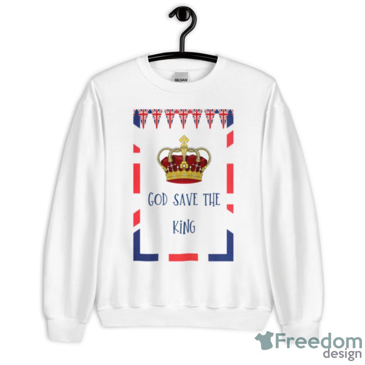 God Save The King Shirt - Unisex Heavy Blend Crewneck Sweatshirt