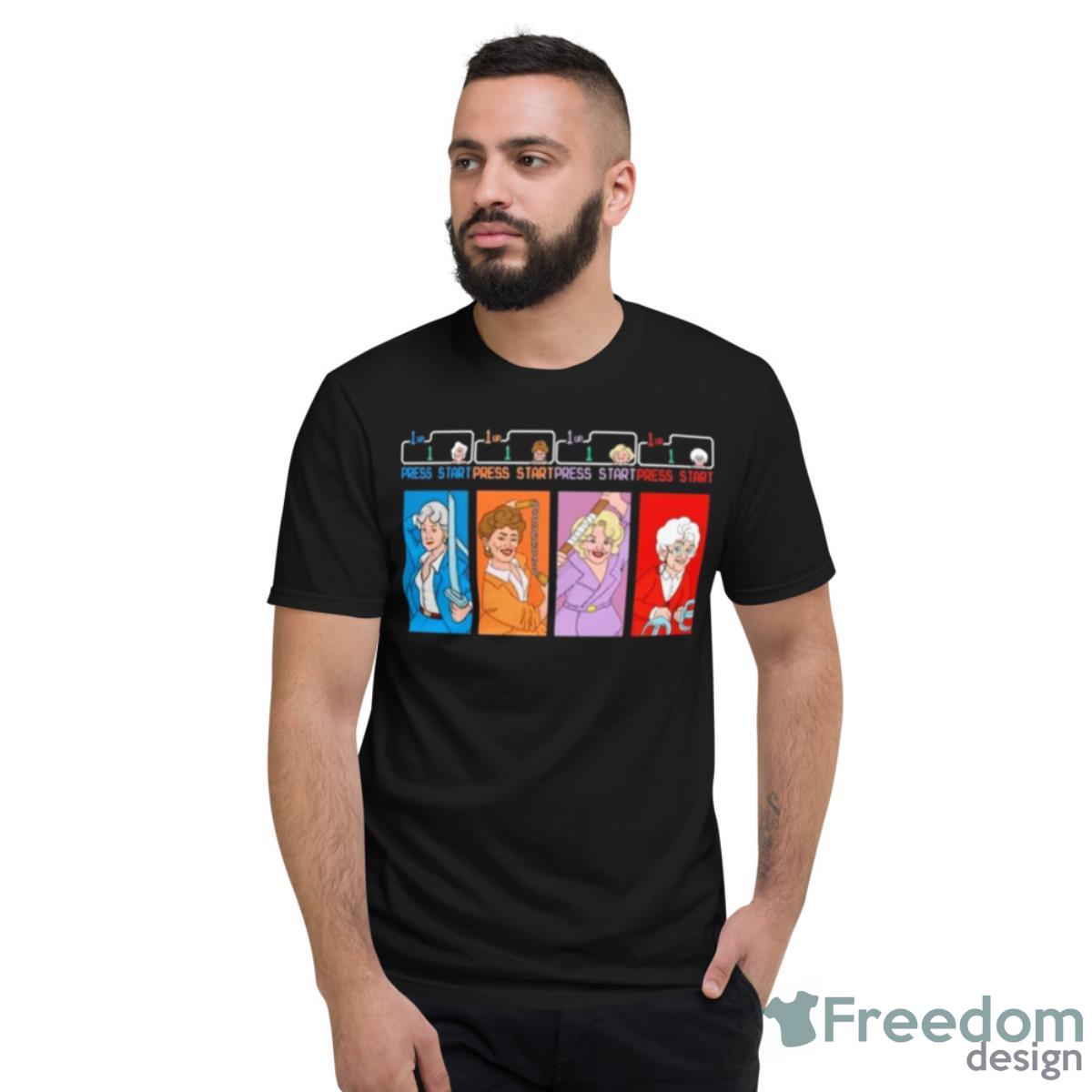 Golden Girls Ninjas Press Start Shirt - Short Sleeve T-Shirt