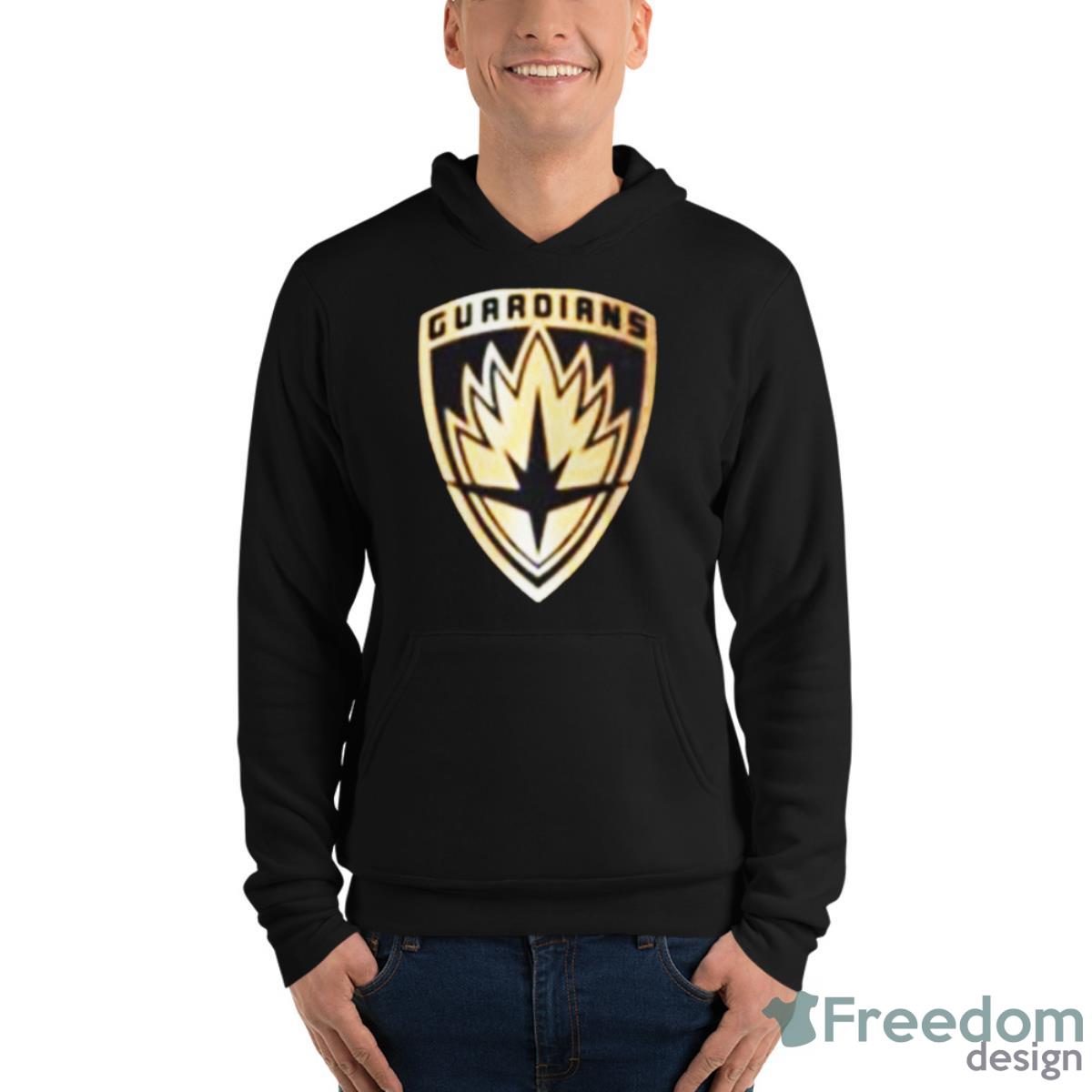 Golden Logo Guardians Of The Galaxy Shirt image Golden Logo Guardians Of The Galaxy Shirt - Unisex Fleece Pullover Hoodie