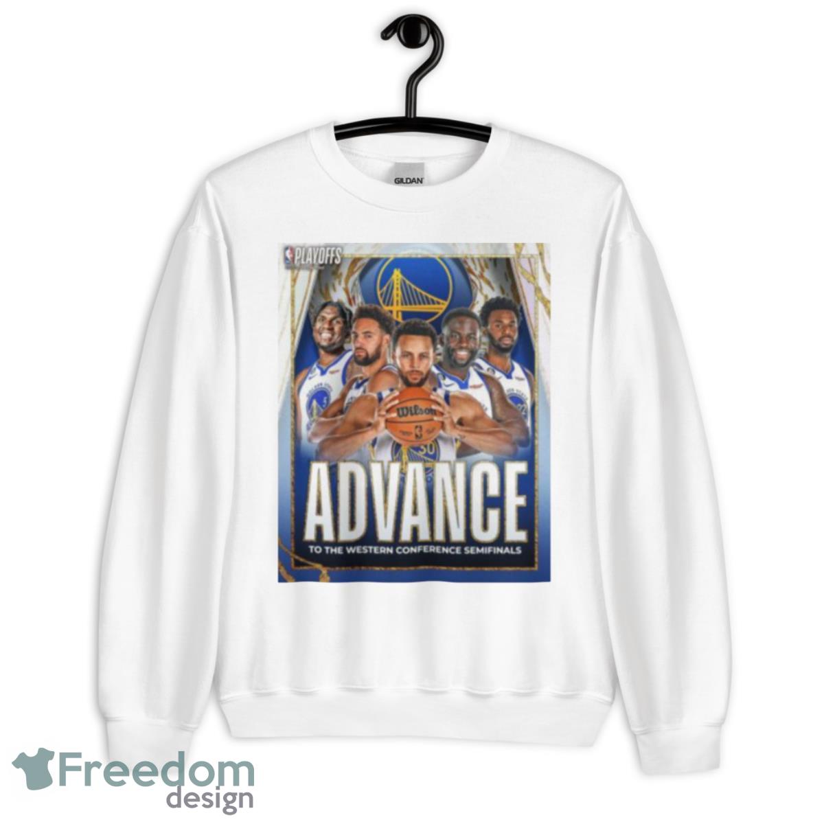 Golden State Warriors 2023 Advance To The Western Conference Semifinals Shirt - Unisex Crewneck Sweatshirt Golden State Warriors 2023 Advance To The Western Conference Semifinals Shirt - Unisex Crewneck Sweatshirt