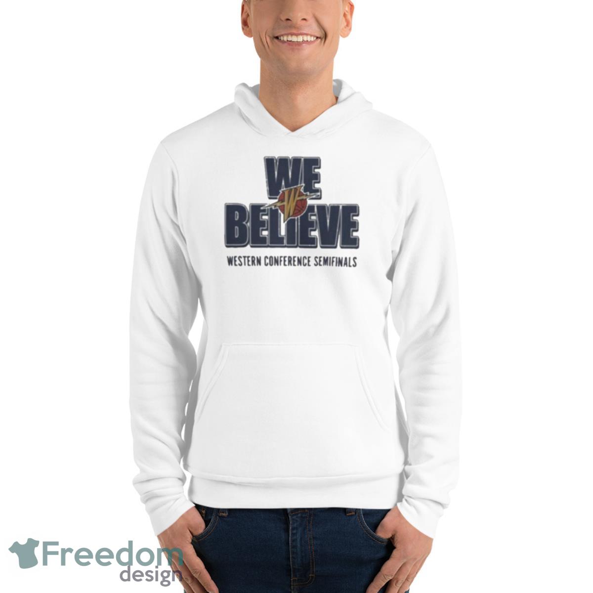 Golden State Warriors 2023 We Believe Western Conference Semifinals Shirt - Unisex Fleece Pullover Hoodie Golden State Warriors 2023 We Believe Western Conference Semifinals Shirt - Unisex Fleece Pullover Hoodie