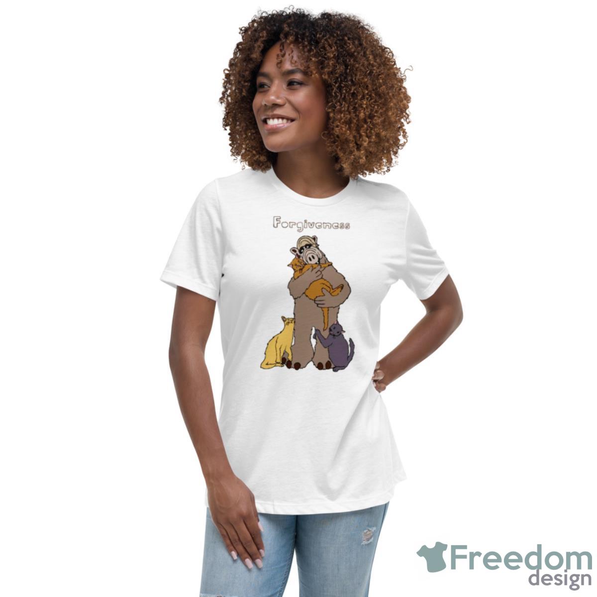 Gordon And Friends Alf Forgiveness Active Shirt - Womens Relaxed Short Sleeve Jersey Tee Gordon And Friends Alf Forgiveness Active Shirt - Womens Relaxed Short Sleeve Jersey Tee