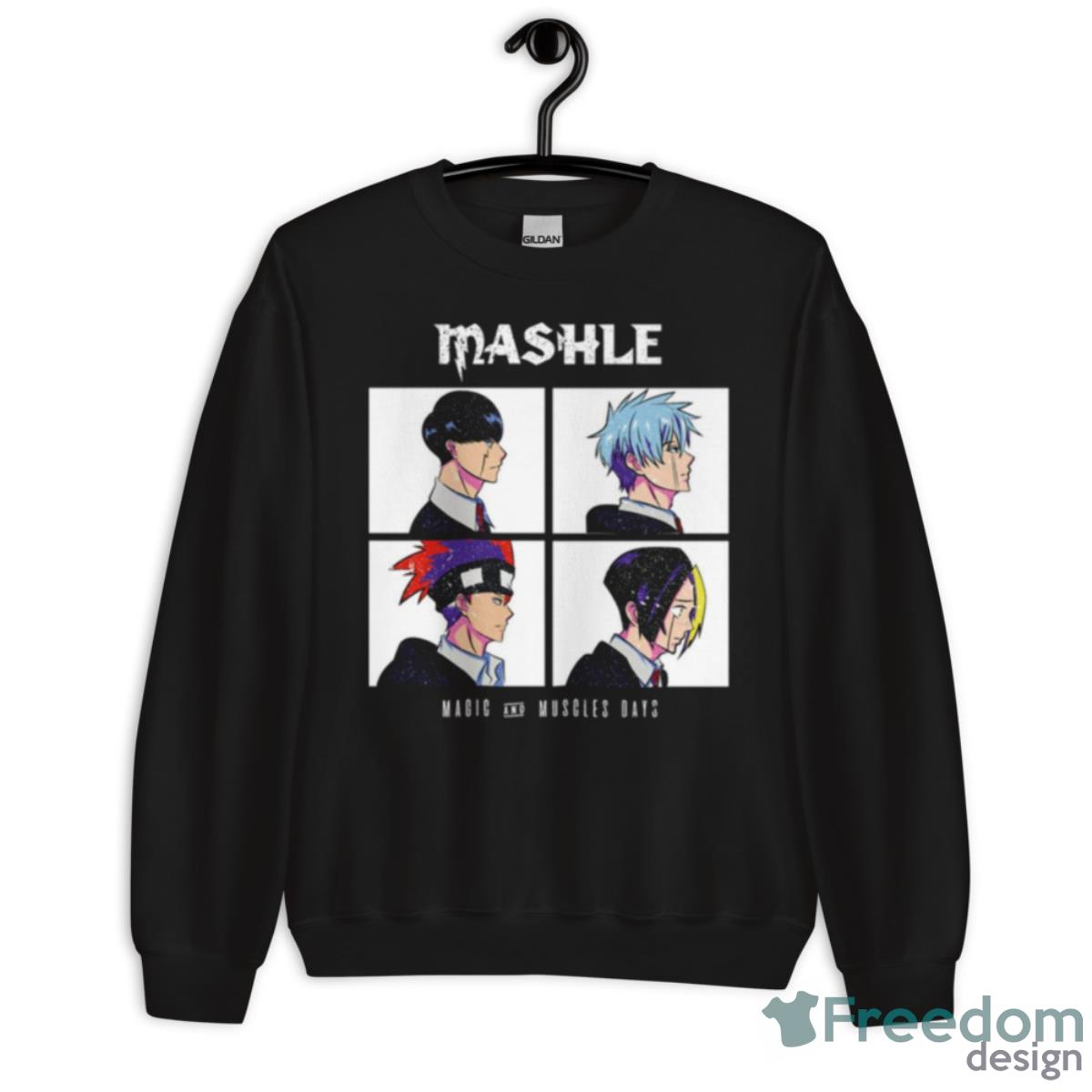 Gorillaz Mashle Magic And Muscles Days Grunge Style Shirt - Unisex Crewneck Sweatshirt Gorillaz Mashle Magic And Muscles Days Grunge Style Shirt - Unisex Crewneck Sweatshirt