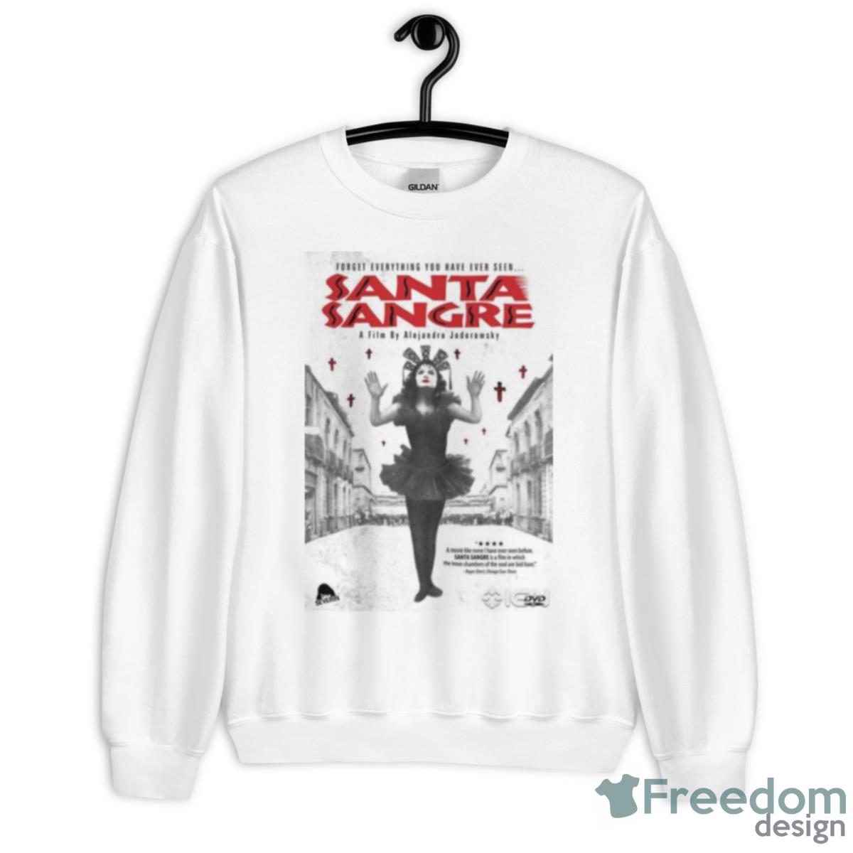 Graphic Santa Sangre Vintage Shirt - Unisex Heavy Blend Crewneck Sweatshirt