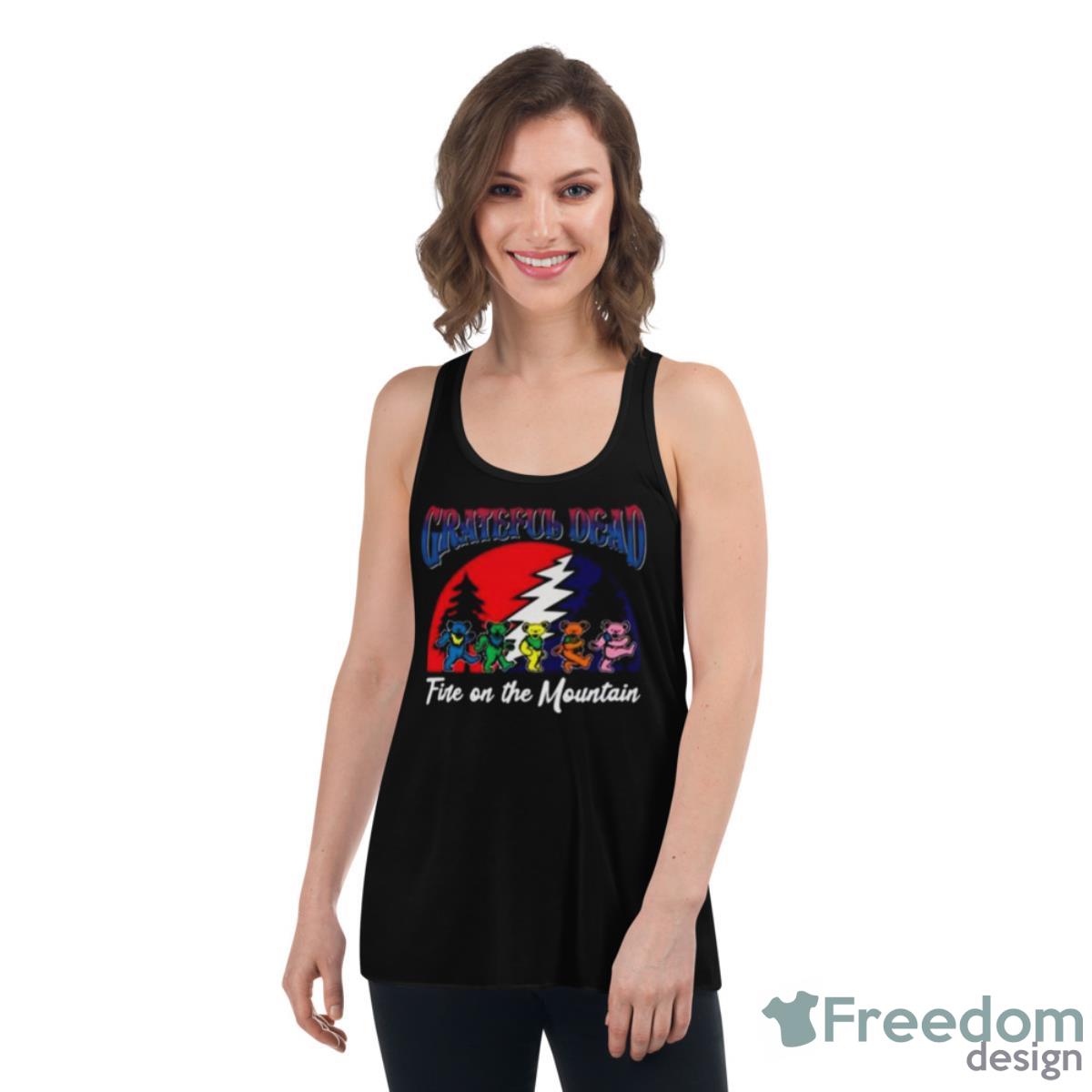Grateful Dead Fire On The Mountain 2023 Shirt - Womens Flowy Racerback Tank Grateful Dead Fire On The Mountain 2023 Shirt - Womens Flowy Racerback Tank