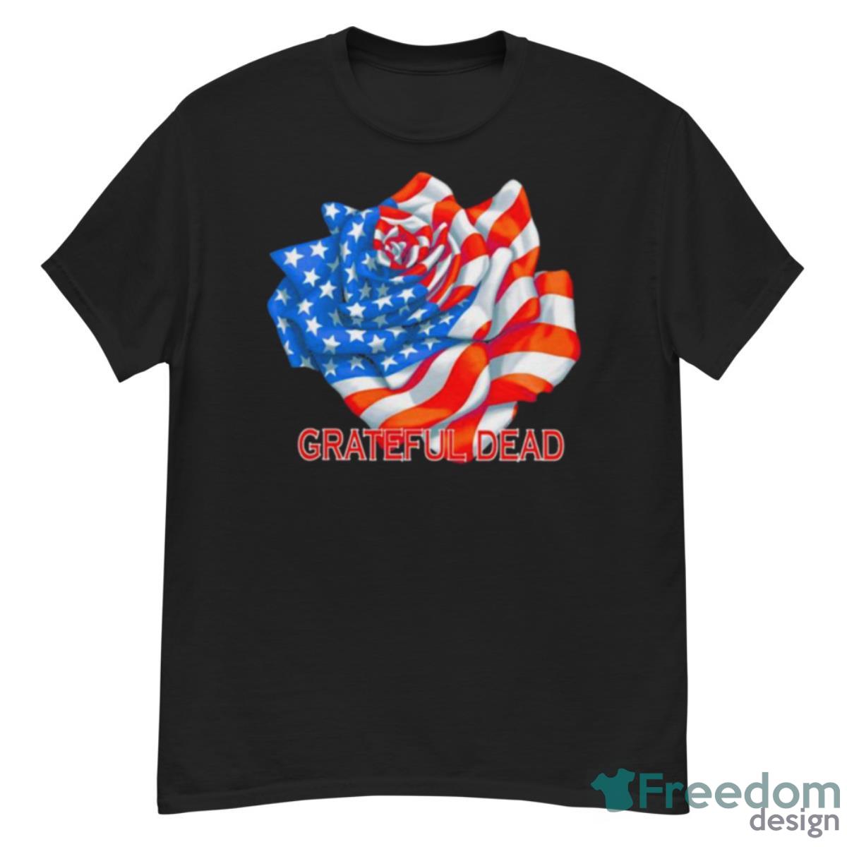 Grateful Dead Rose Flag Independence 2023 Shirt - G500 Men’s Classic T-Shirt