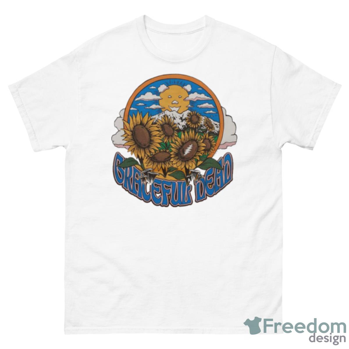 Grateful Dead Sunflowers Shirt - 500 Men’s Classic Tee Gildan