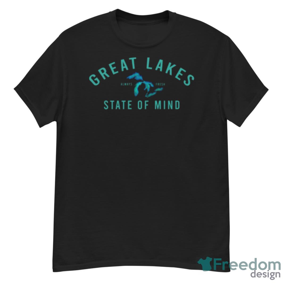 Great Lakes State Of Mind Blue Lakes Shirt - G500 Men’s Classic T-Shirt