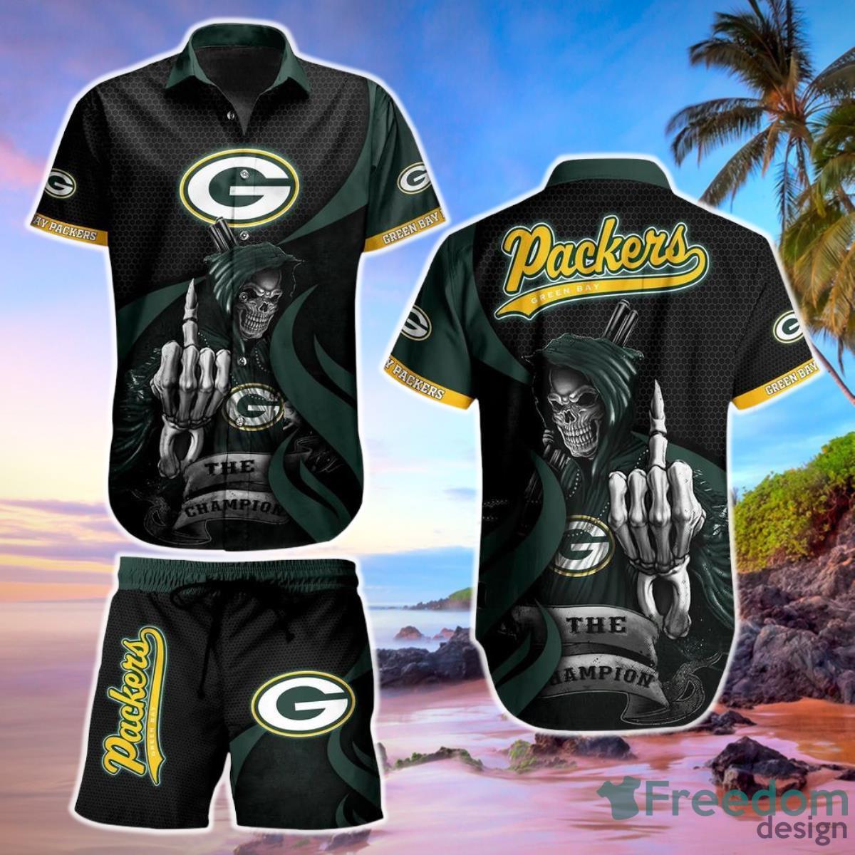 Green Bay Packers Nfl Football Hawaiian Shirt And Short Graphic Summer The Champion Gift For Men Women Product Photo 1