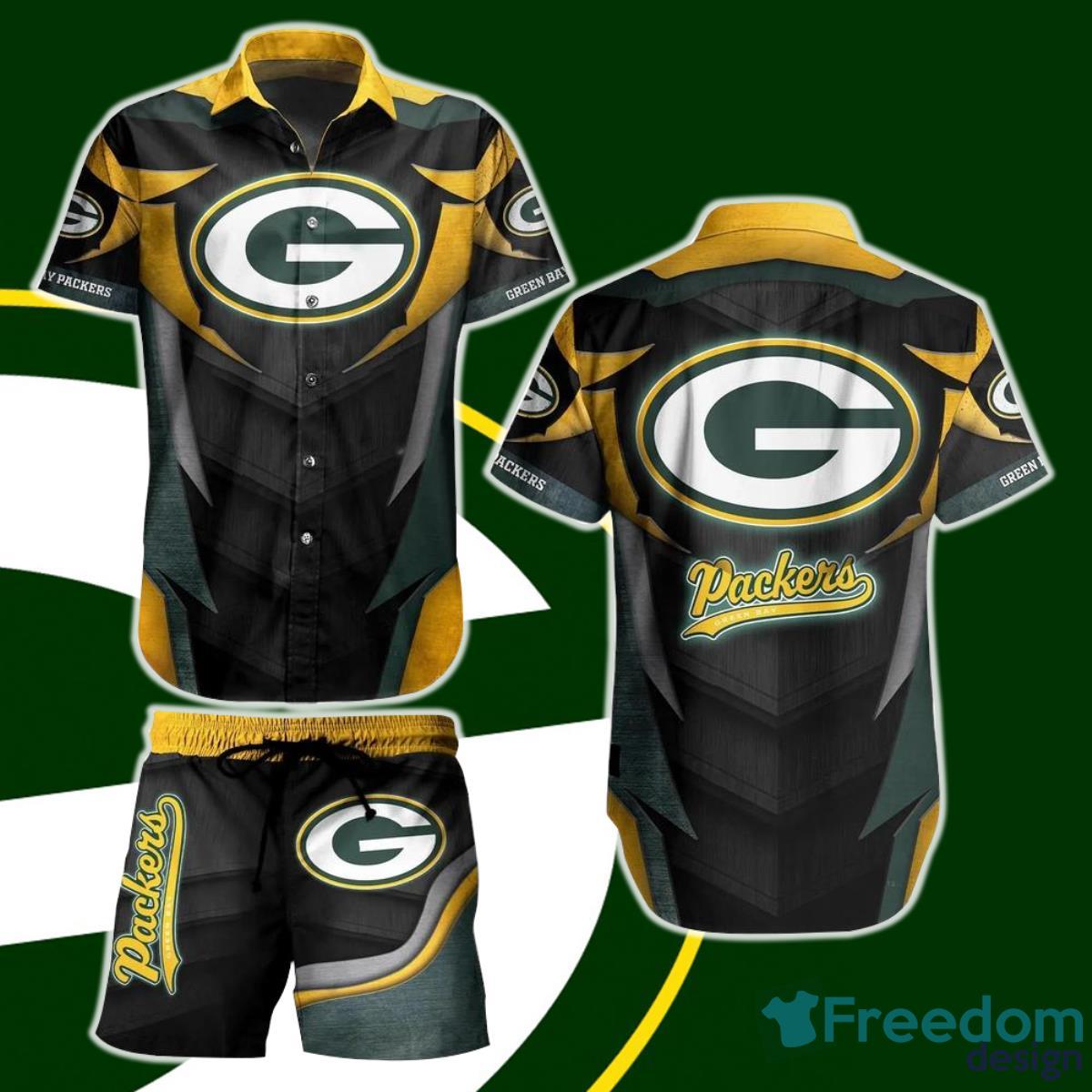 Green Bay Packers Nfl Hawaiian Shirt And Short Summer Perfect Gift For Fans Product Photo 1