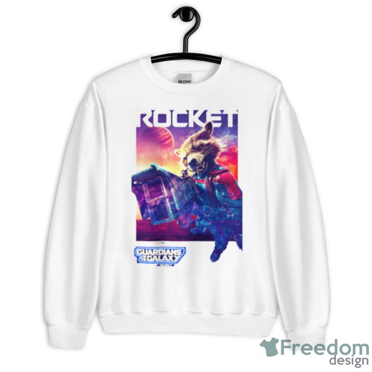 Guardians Of The Galaxy 3 Rocket Raccoon Shirt - Unisex Heavy Blend Crewneck Sweatshirt