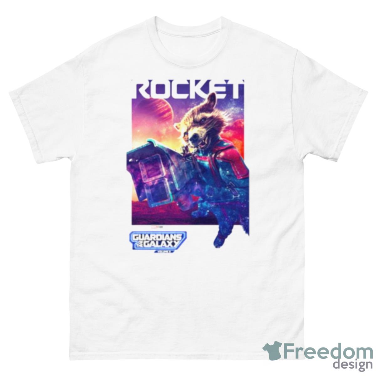 Guardians Of The Galaxy 3 Rocket Raccoon Shirt - 500 Men’s Classic Tee Gildan