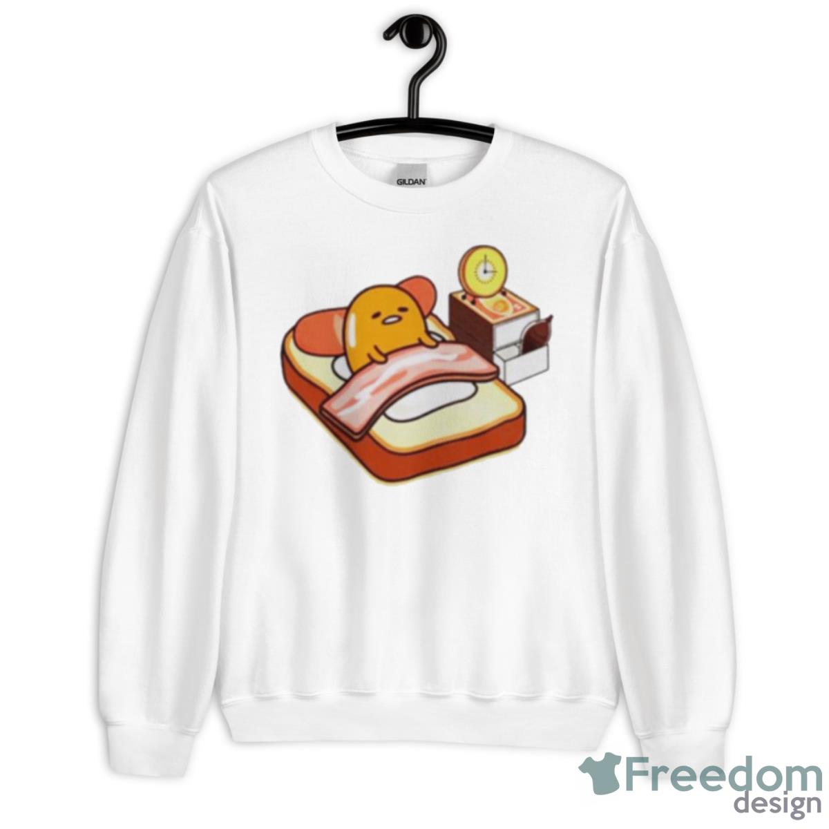 Gudetama Breakfast In Bed Shirt - Unisex Heavy Blend Crewneck Sweatshirt