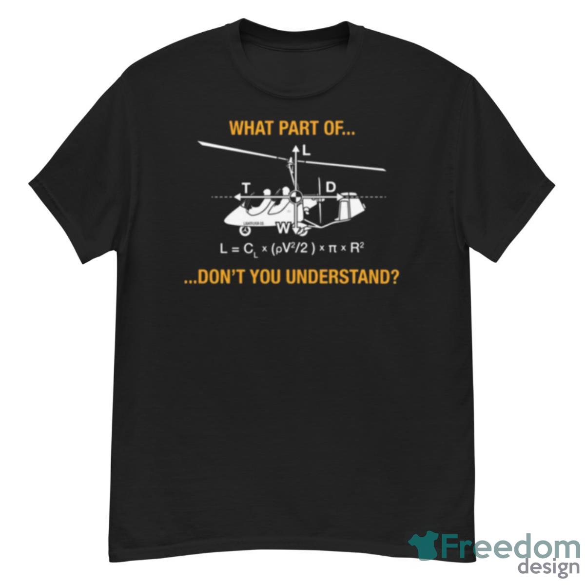 Gyrocopter Lift Equation Pilots Shirt - G500 Men’s Classic T-Shirt