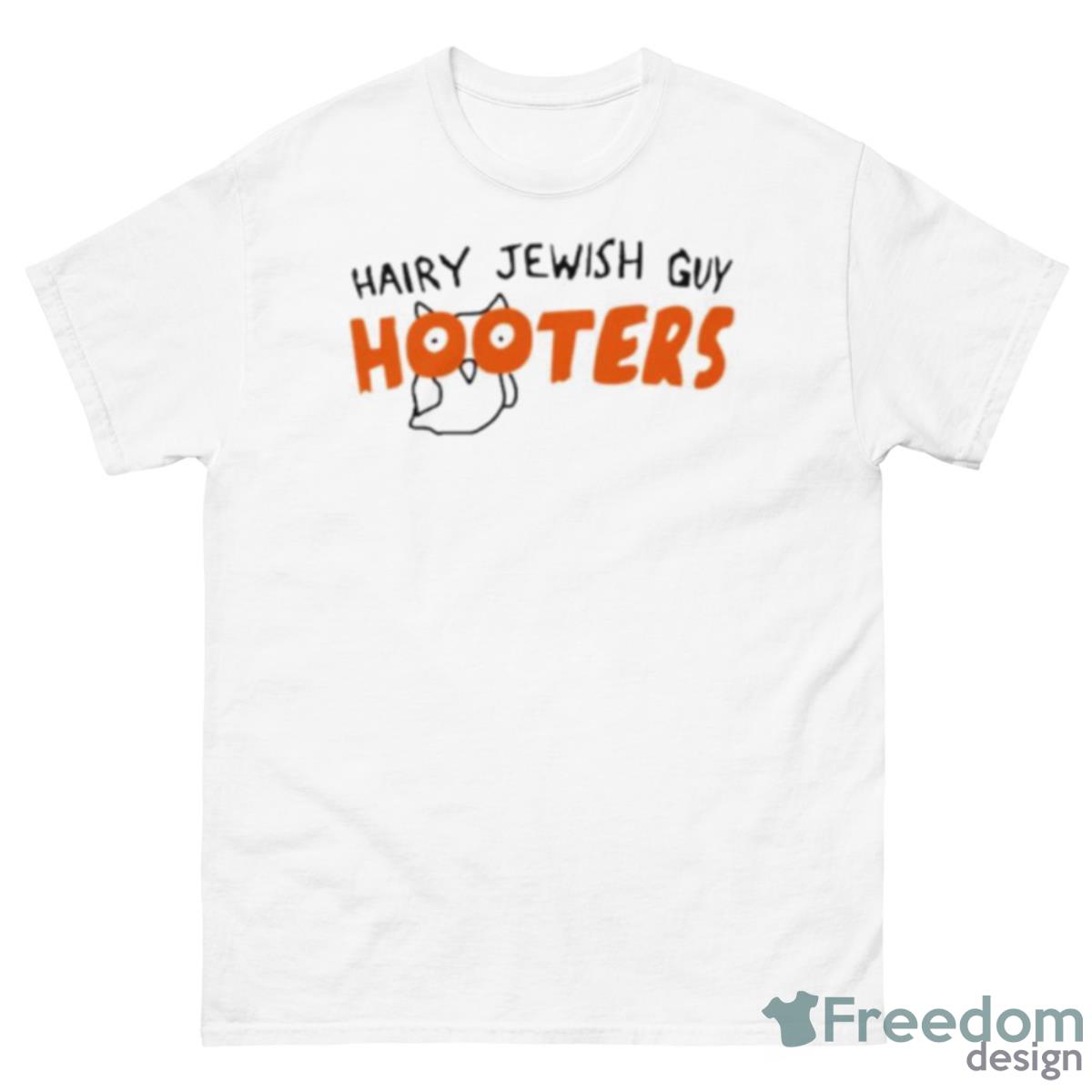 Hairy Jewish Guy Hooters Shirt - 500 Men’s Classic Tee Gildan