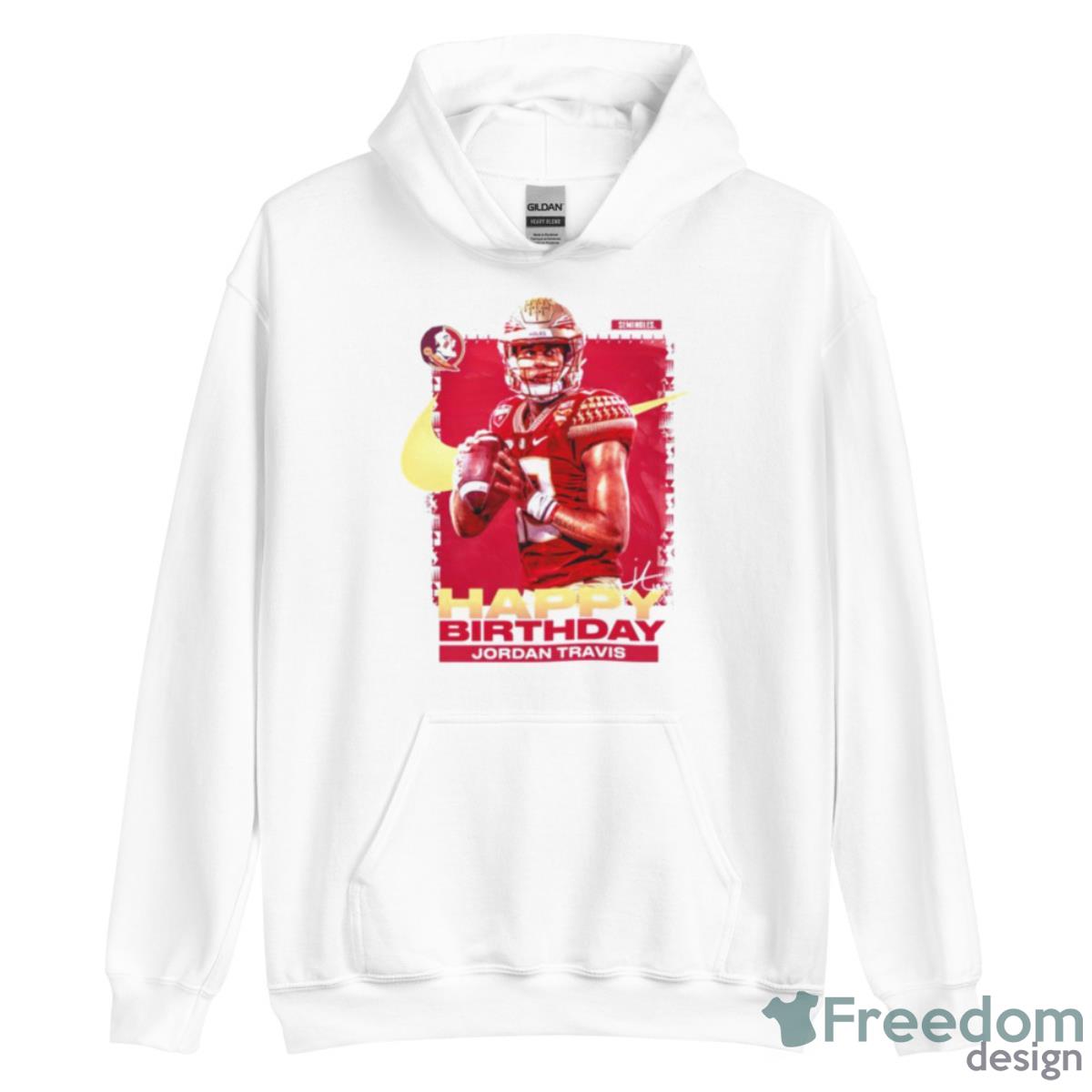 Happy Birthday Jordan Travis Shirt - Unisex Heavy Blend Hooded Sweatshirt Happy Birthday Jordan Travis Shirt - Unisex Heavy Blend Hooded Sweatshirt