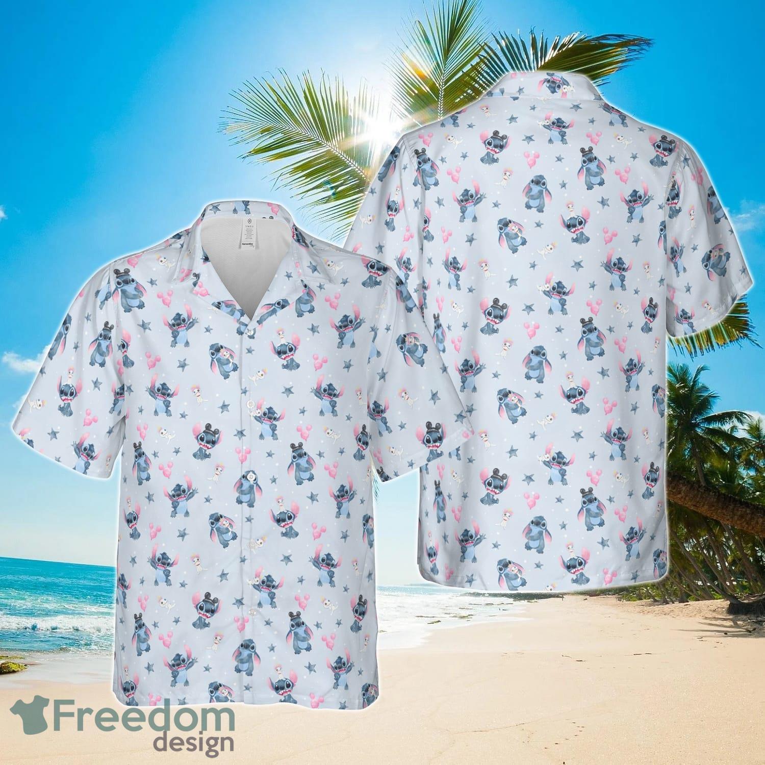 Happy Stitch -Disney Inspired Hawaiian Shirt Product Photo 1