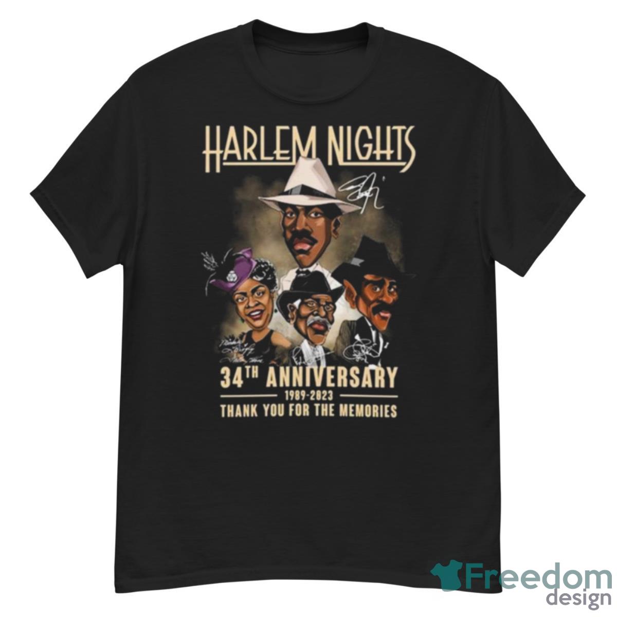 Harlem Nights 34th Anniversary 1989 – 2023 Thank You For The Memories Signatures Shirt - G500 Men’s Classic T-Shirt