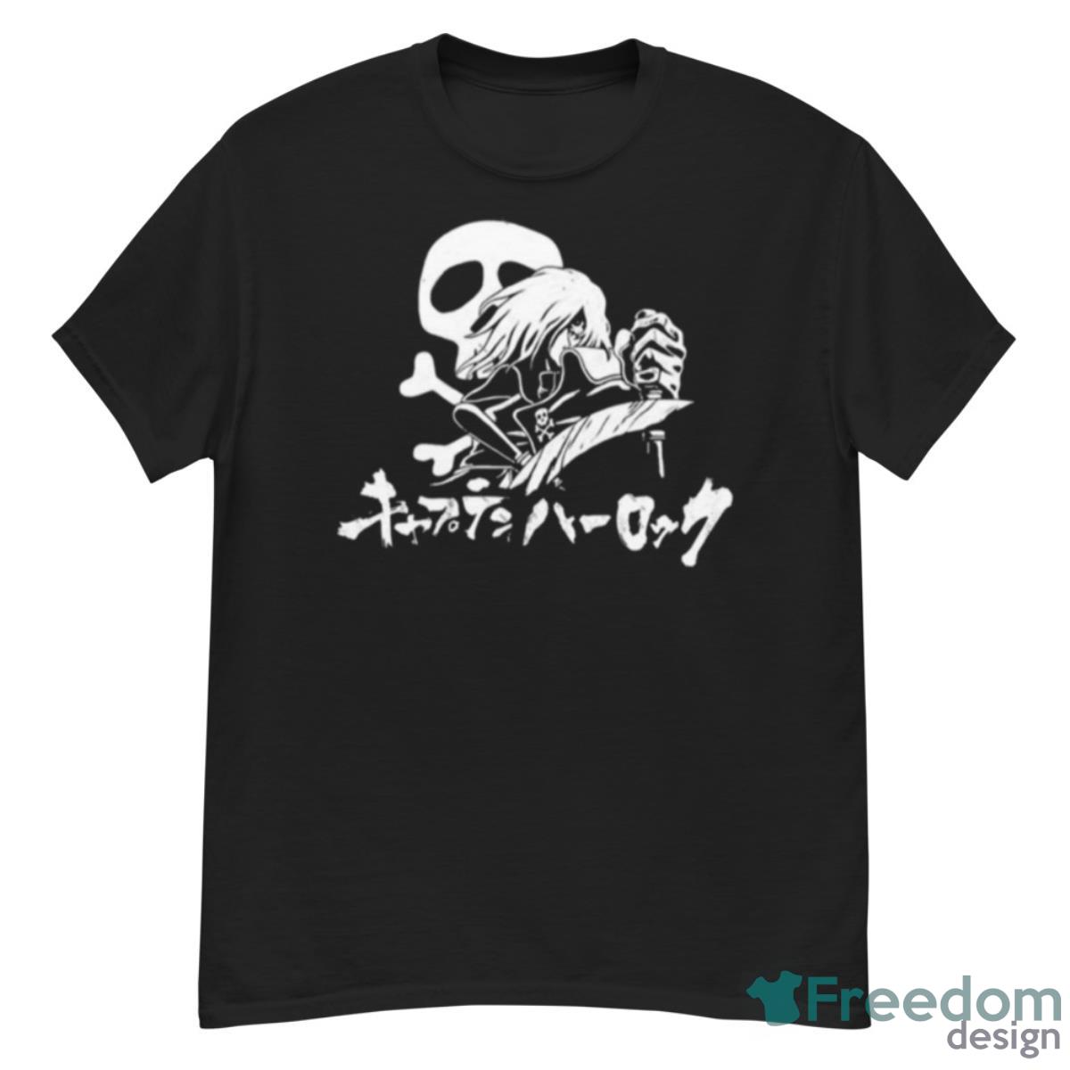 Harlock White Art Space Pirate Captain Harlock Shirt - G500 Men’s Classic T-Shirt