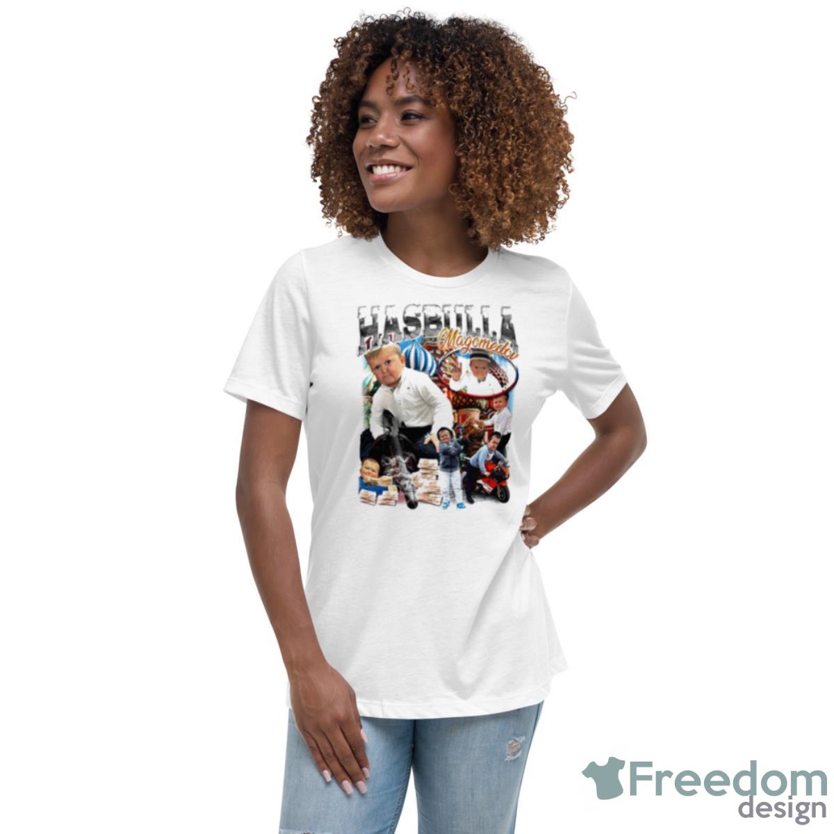 Hasbulla Magomedov Vintage Shirt - Womens Relaxed Short Sleeve Jersey Tee Hasbulla Magomedov Vintage Shirt - Womens Relaxed Short Sleeve Jersey Tee