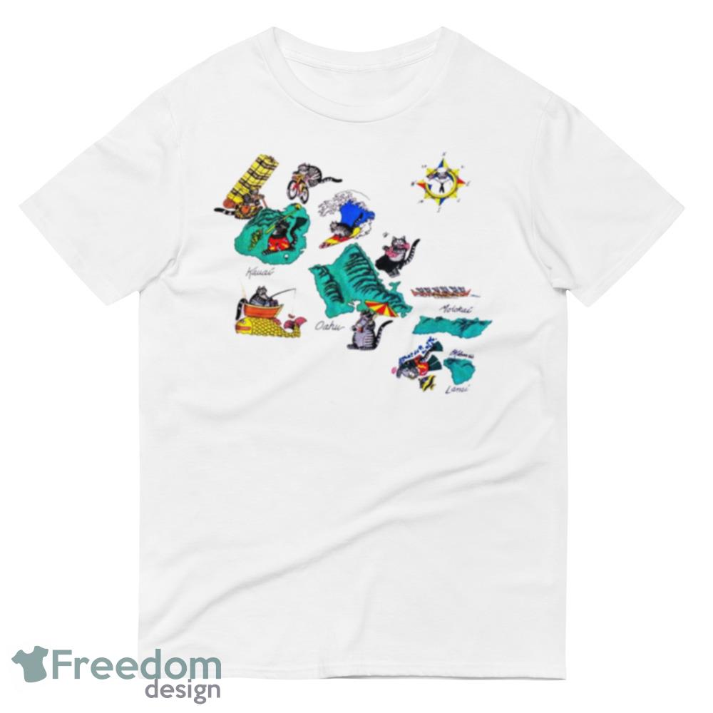 Hawaii Kliban Cats Shirt For Men And Women - 980 Lightweight Fashion Short Sleeve T-Shirt Hawaii Kliban Cats Shirt For Men And Women - 980 Lightweight Fashion Short Sleeve T-Shirt