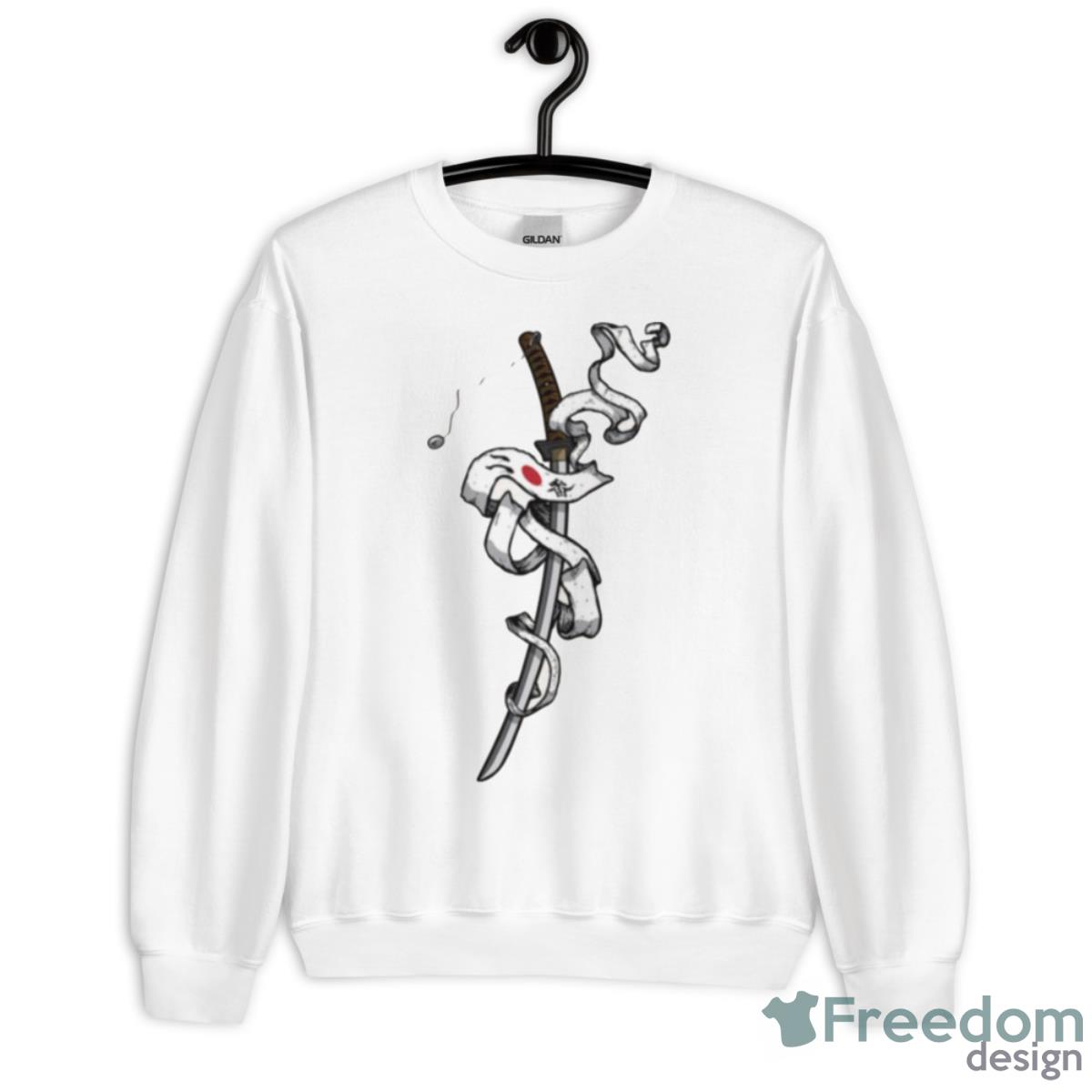 Headband No 2 Afro Samura Shirt - Unisex Heavy Blend Crewneck Sweatshirt