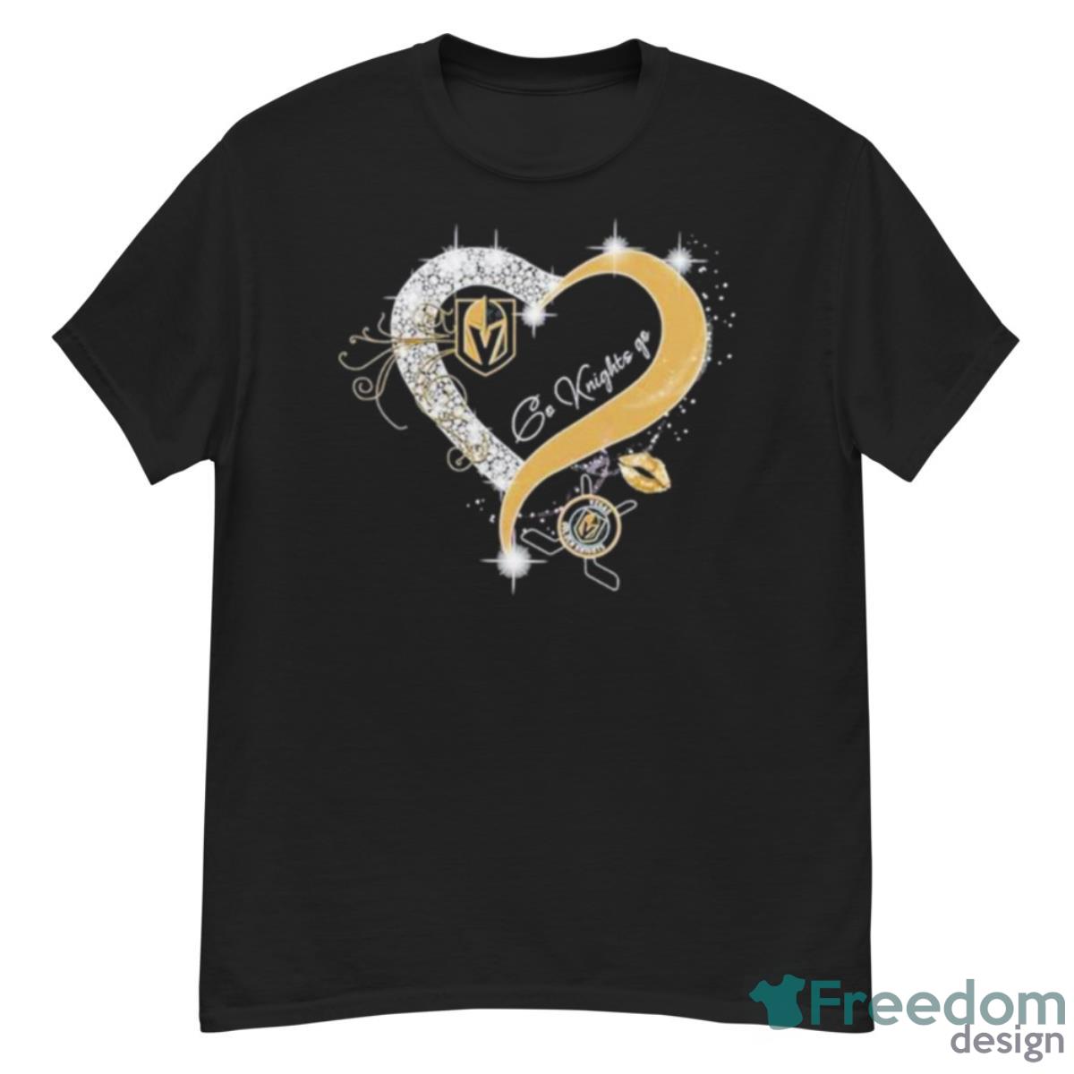 Heart Vegas Golden Knights Go Knights Go Light Shirt - G500 Men’s Classic T-Shirt