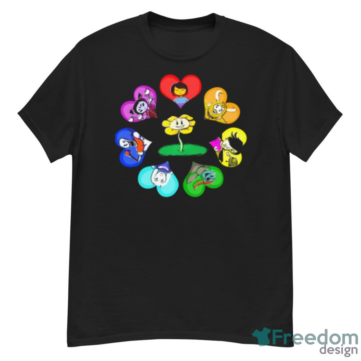 Hearts With Characters Undertale Shirt - G500 Men’s Classic T-Shirt