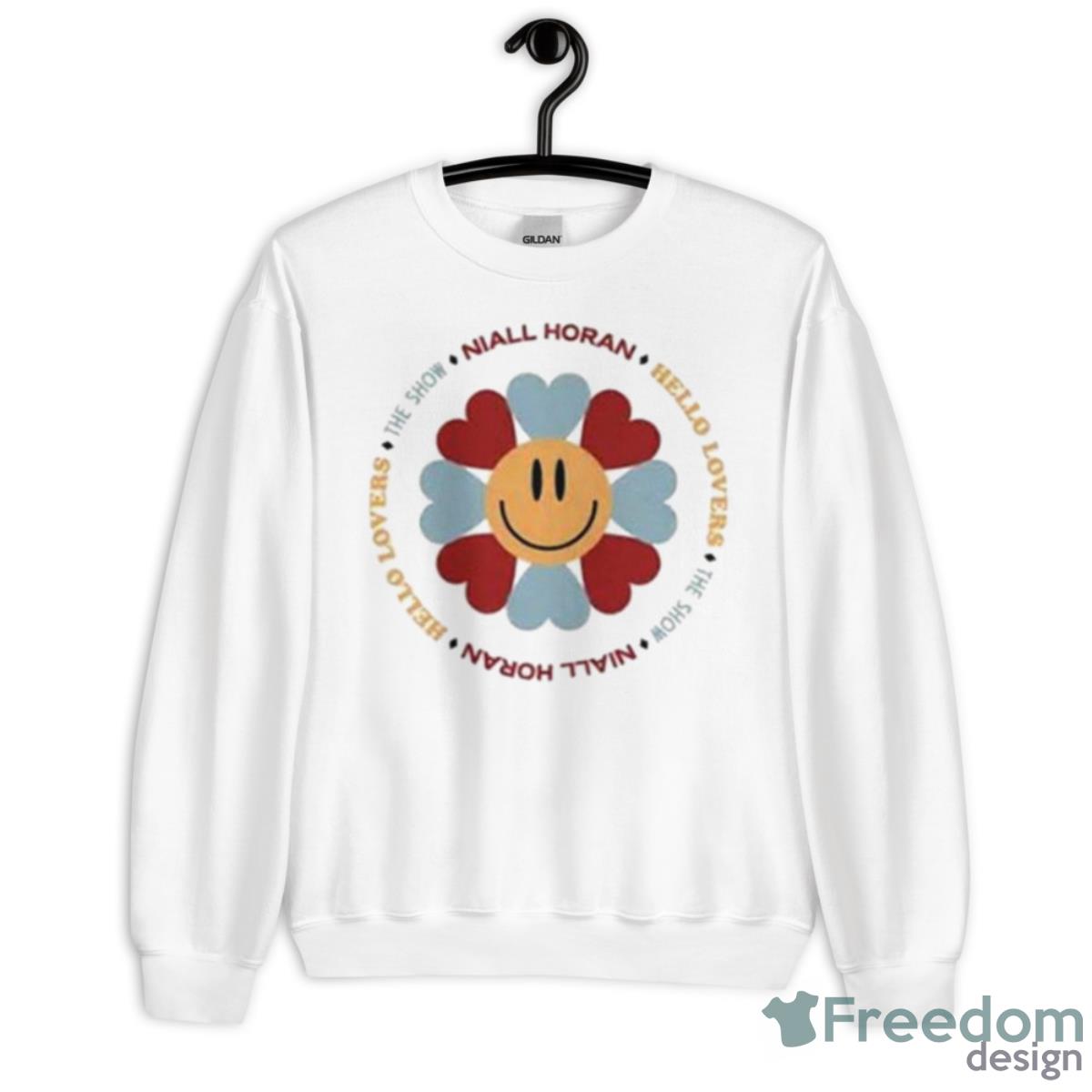 Hello Lovers X The Show Niall Horan Tours Daily 2023 Shirt - Unisex Heavy Blend Crewneck Sweatshirt