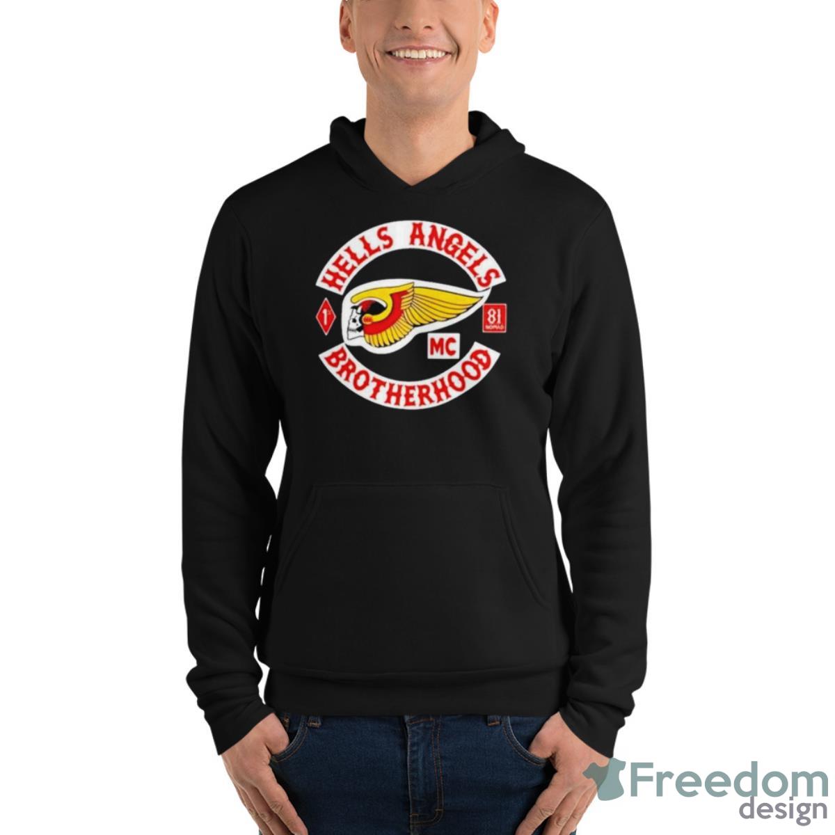 Hells Angels Brotherhood Shirt - Unisex Fleece Pullover Hoodie Hells Angels Brotherhood Shirt - Unisex Fleece Pullover Hoodie