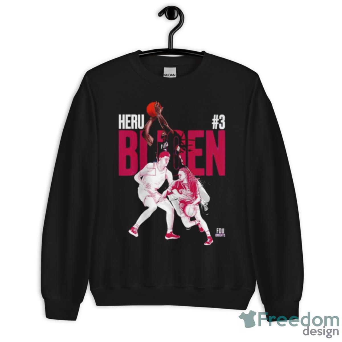 Heru Bligen FAU NCAA Basketball Shirt - Unisex Crewneck Sweatshirt Heru Bligen FAU NCAA Basketball Shirt - Unisex Crewneck Sweatshirt