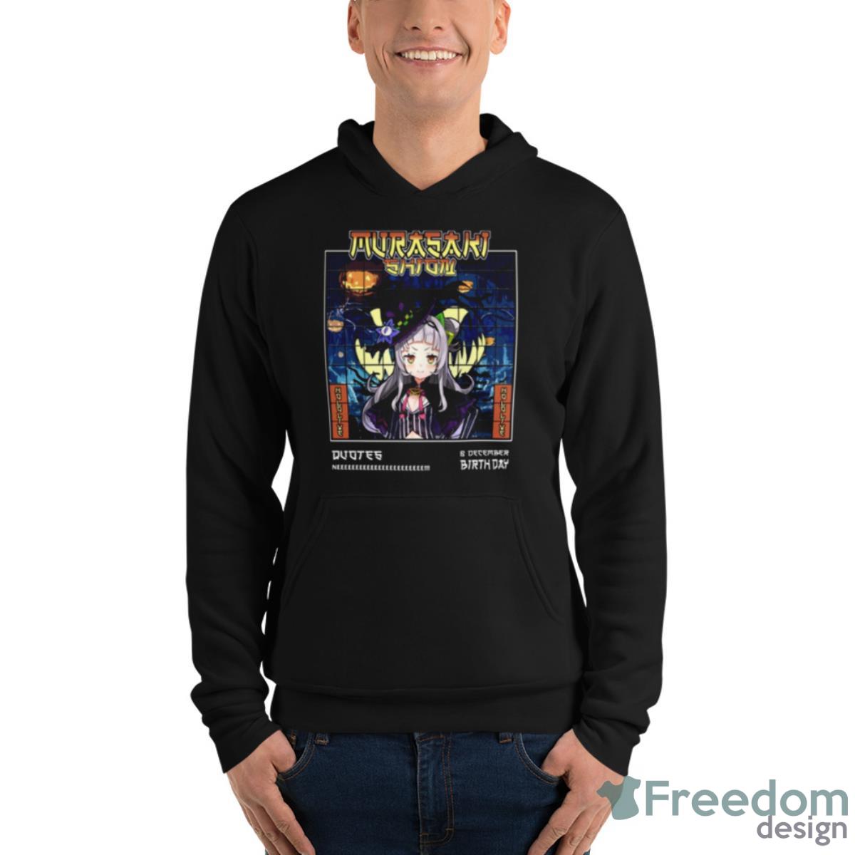 Hololivezz Murasaki Shion Hololive Shirt - Unisex Fleece Pullover Hoodie Hololivezz Murasaki Shion Hololive Shirt - Unisex Fleece Pullover Hoodie