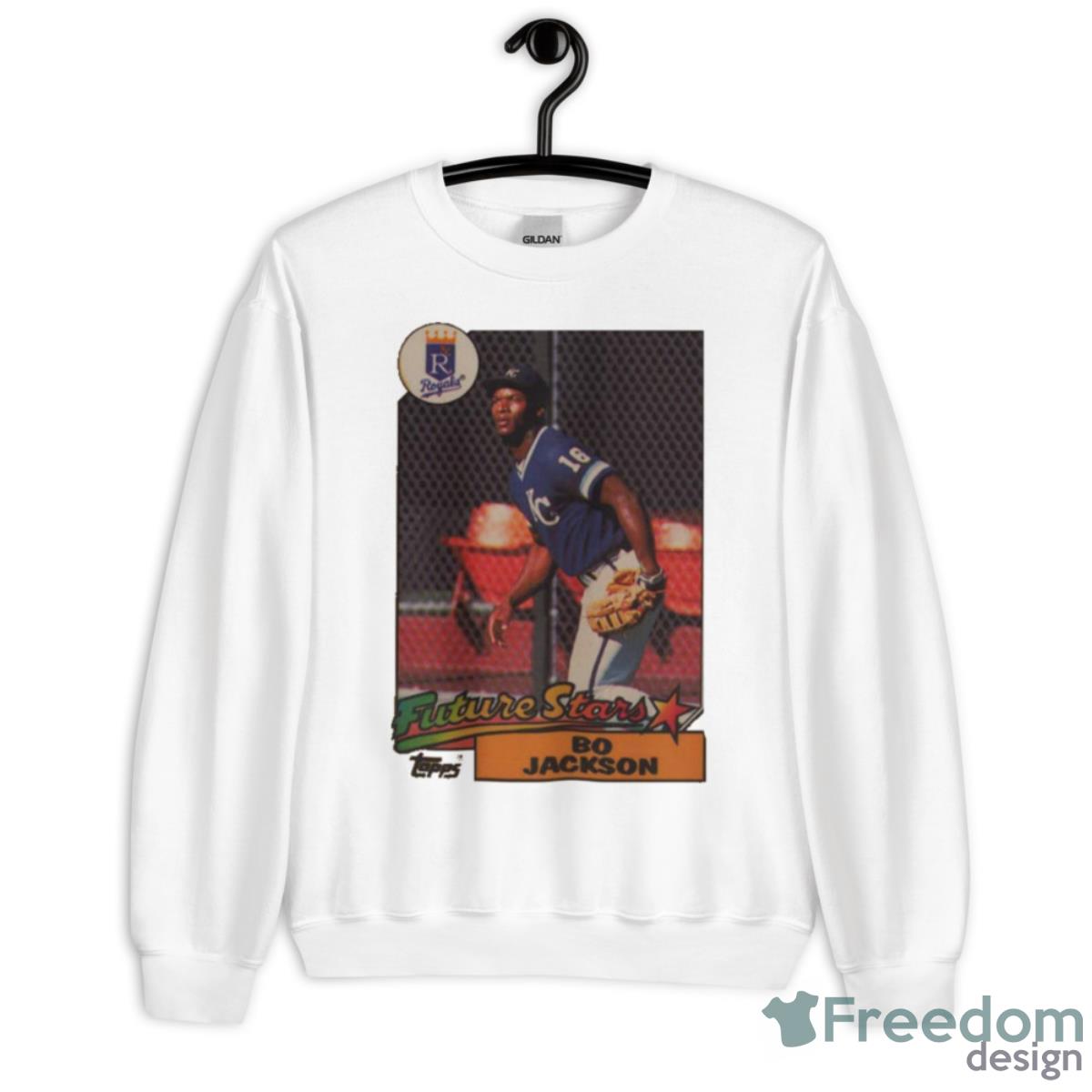 Homage 1987 Topps Future Stars Bo Jackson Royals Shirt - Freedomdesign