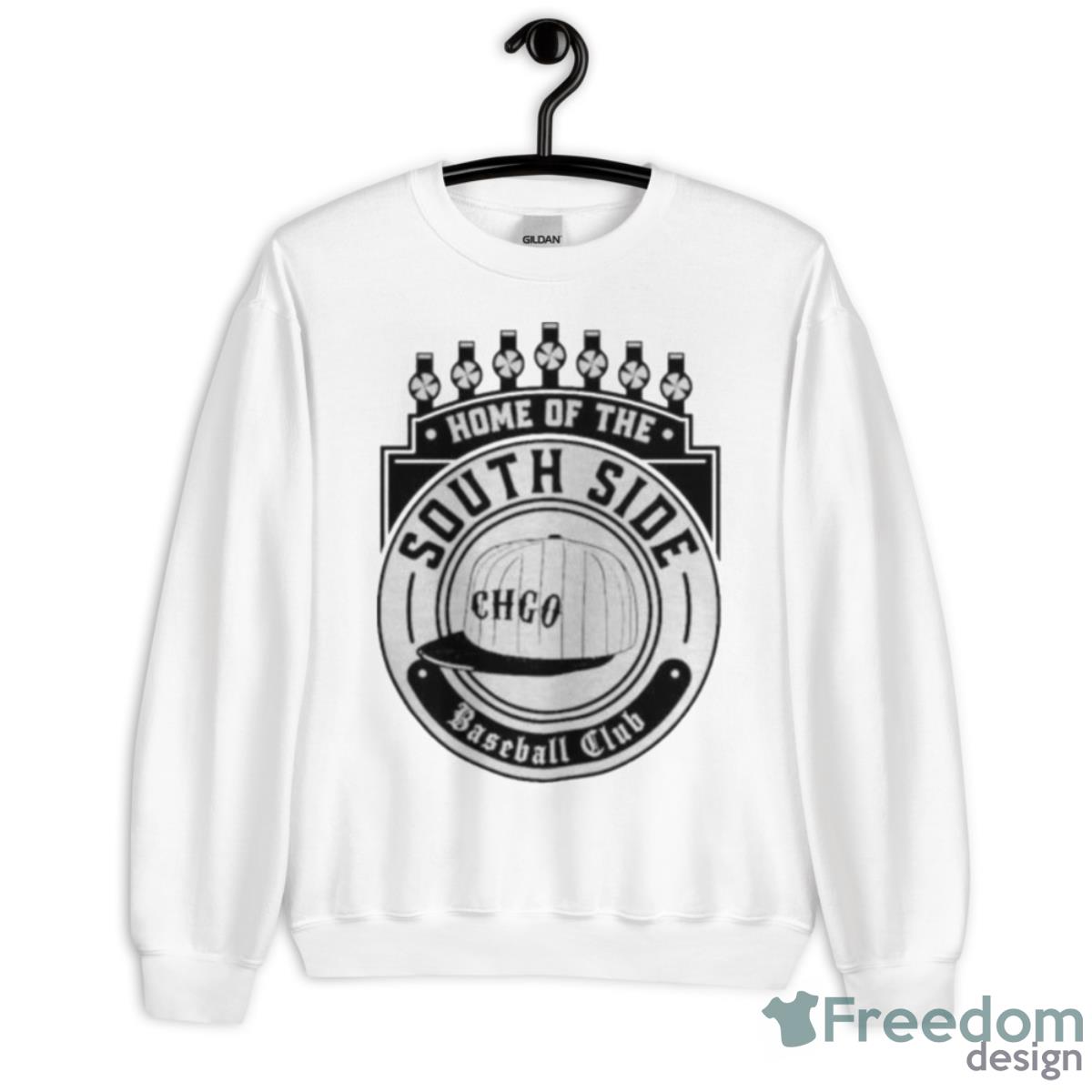 Home Of The Southside Baseball Club Shirt - Unisex Heavy Blend Crewneck Sweatshirt