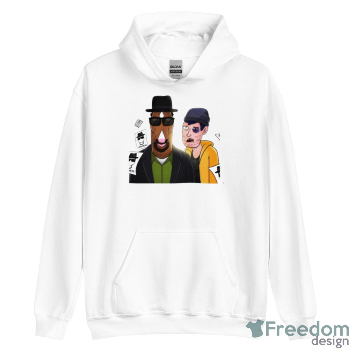 Horseman Breaking Bad Bojack Horseman Shirt image Horseman Breaking Bad Bojack Horseman Shirt - Unisex Heavy Blend Hooded Sweatshirt