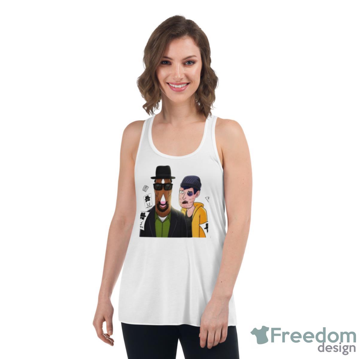 Horseman Breaking Bad Bojack Horseman Shirt - Womens Flowy Racerback Tank Horseman Breaking Bad Bojack Horseman Shirt - Womens Flowy Racerback Tank