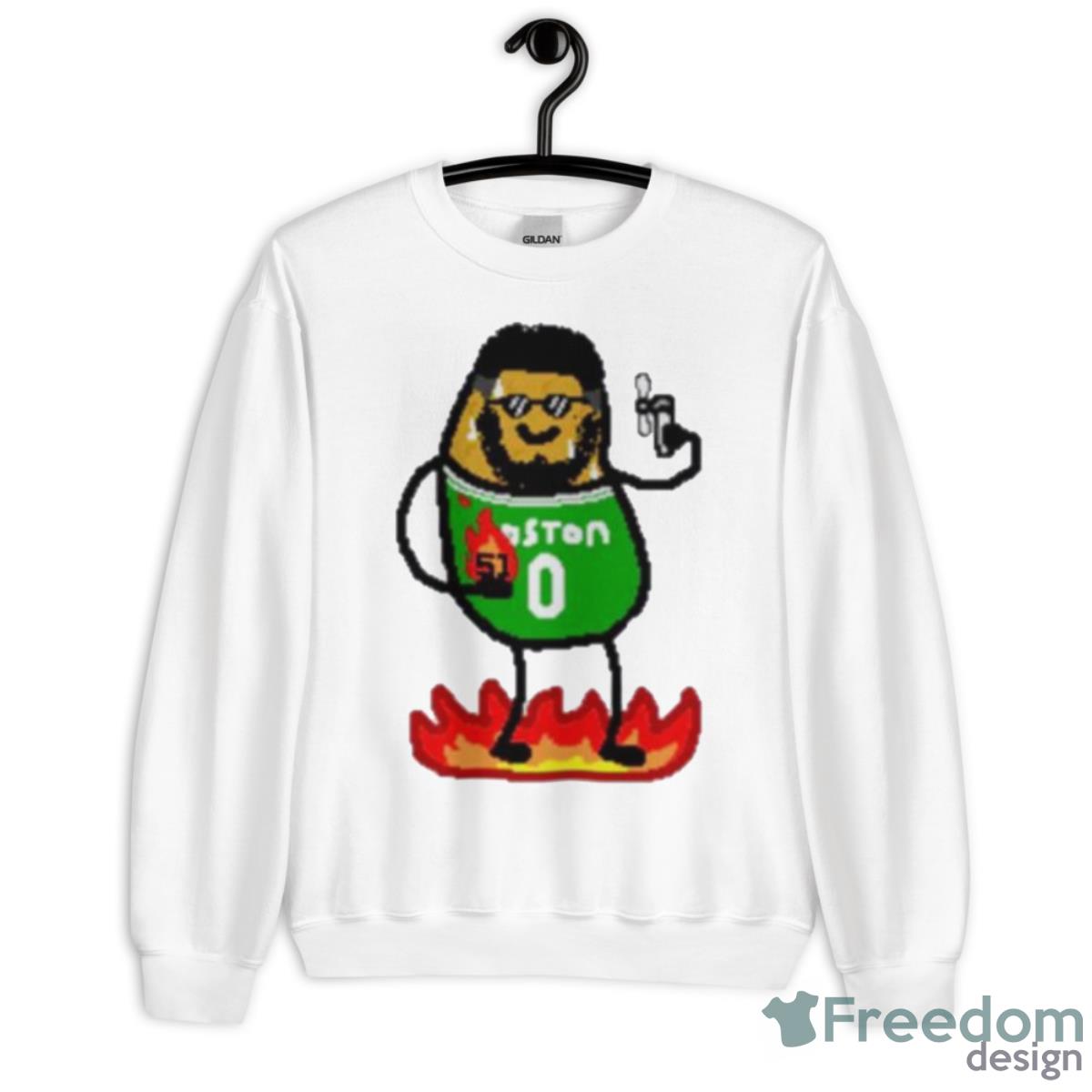 Hot Potatum NBA Paint Shirt - Unisex Heavy Blend Crewneck Sweatshirt