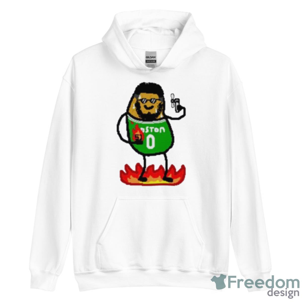 Hot Potatum NBA Paint Shirt image Hot Potatum NBA Paint Shirt - Unisex Heavy Blend Hooded Sweatshirt